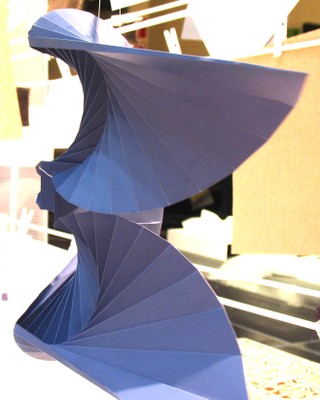 Blue Double Bird (Front 3/4 view)