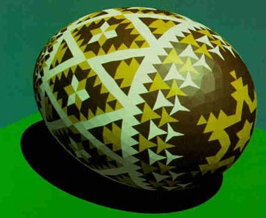 Computer Image of Easter Egg